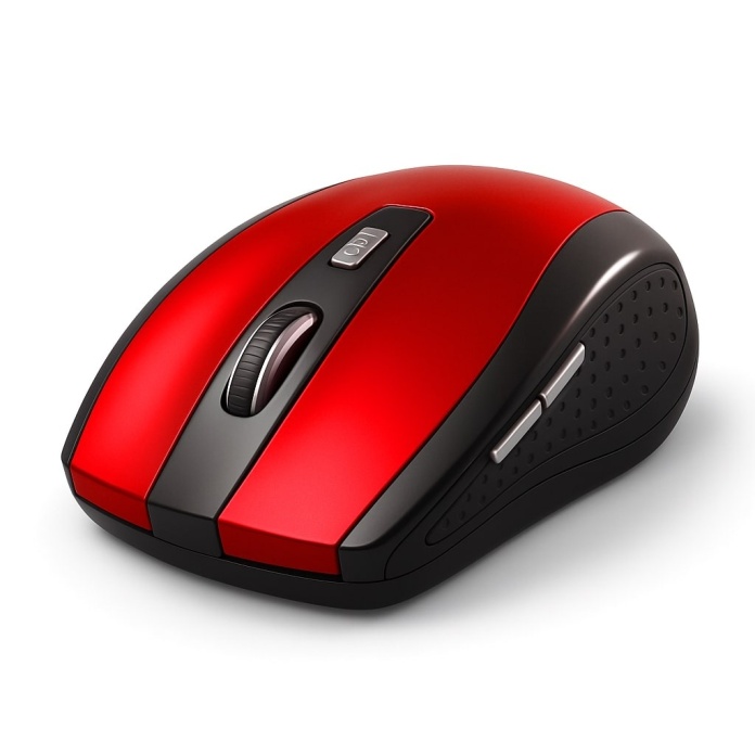 mysz bezprzewodowa Media-Tech RATON PRO MT1113R czarno czerwona
